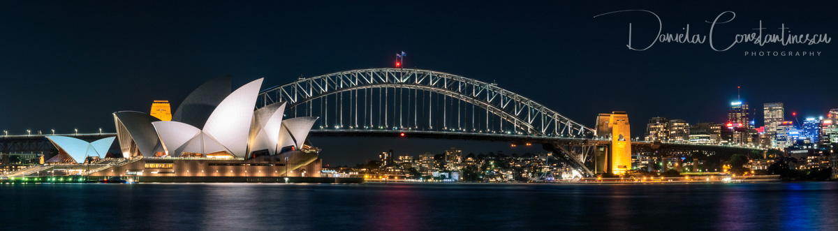 Australia  Iconic View of Sydney at Night
